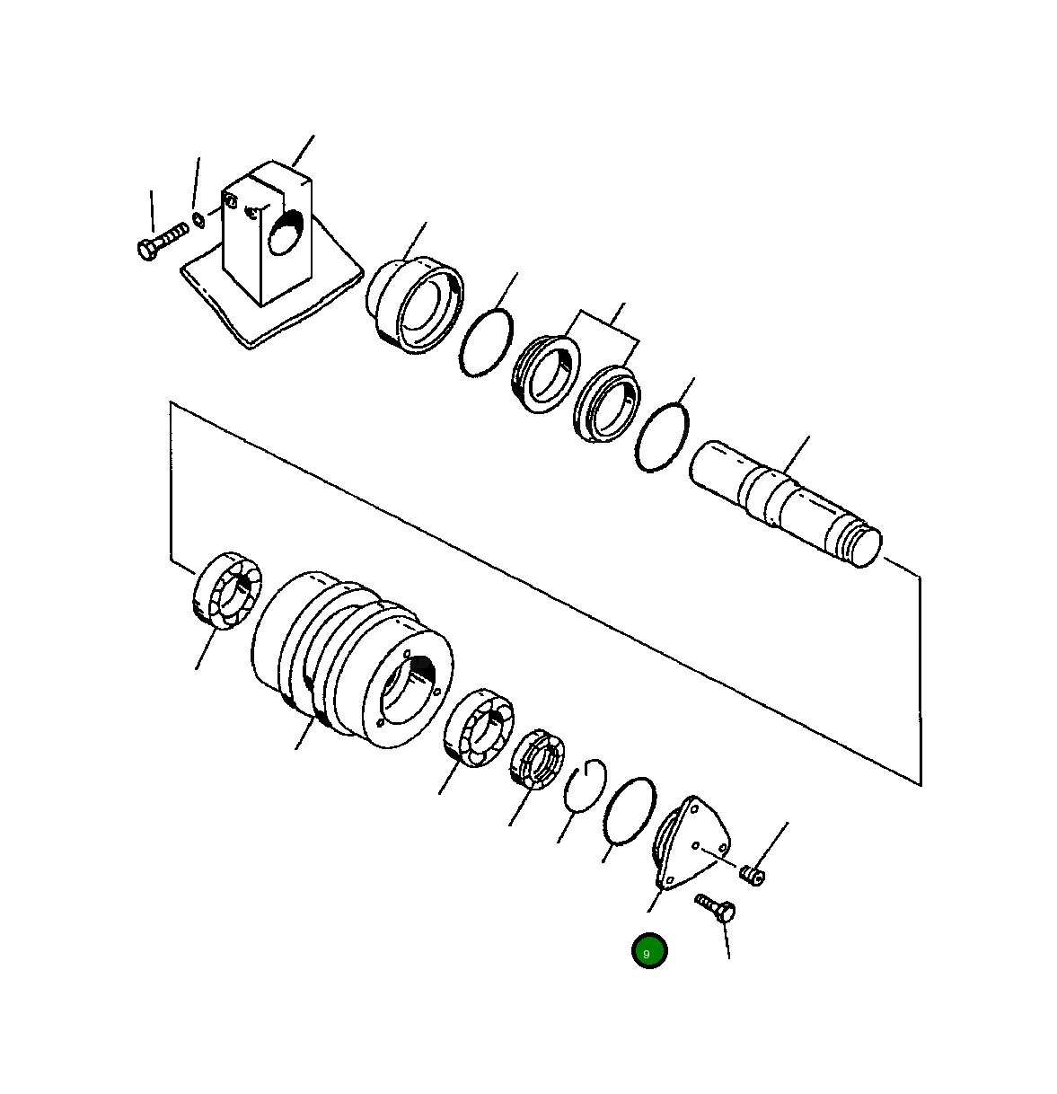 Крышка 207-30-A5140 Komatsu