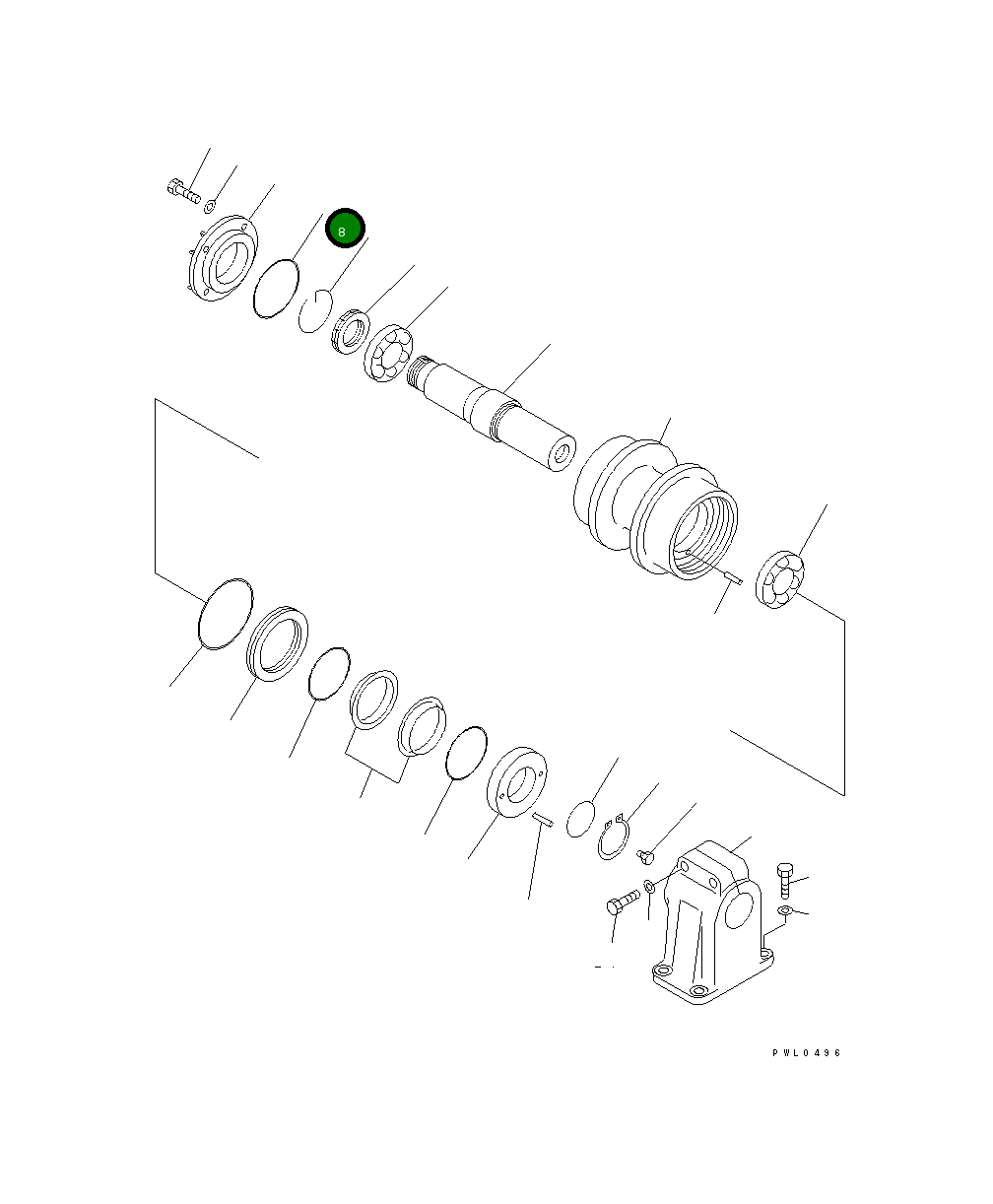 Кольцо уплотнительное (O-Ring) 07000-45125 Komatsu