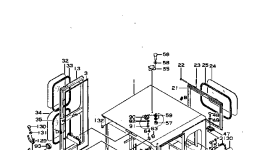Стекло 230-855-1580 Komatsu
