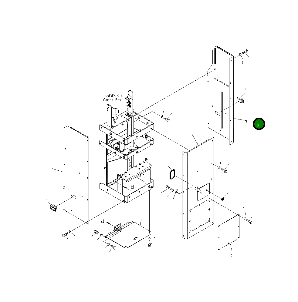 Крышка 426-43-39432 Komatsu