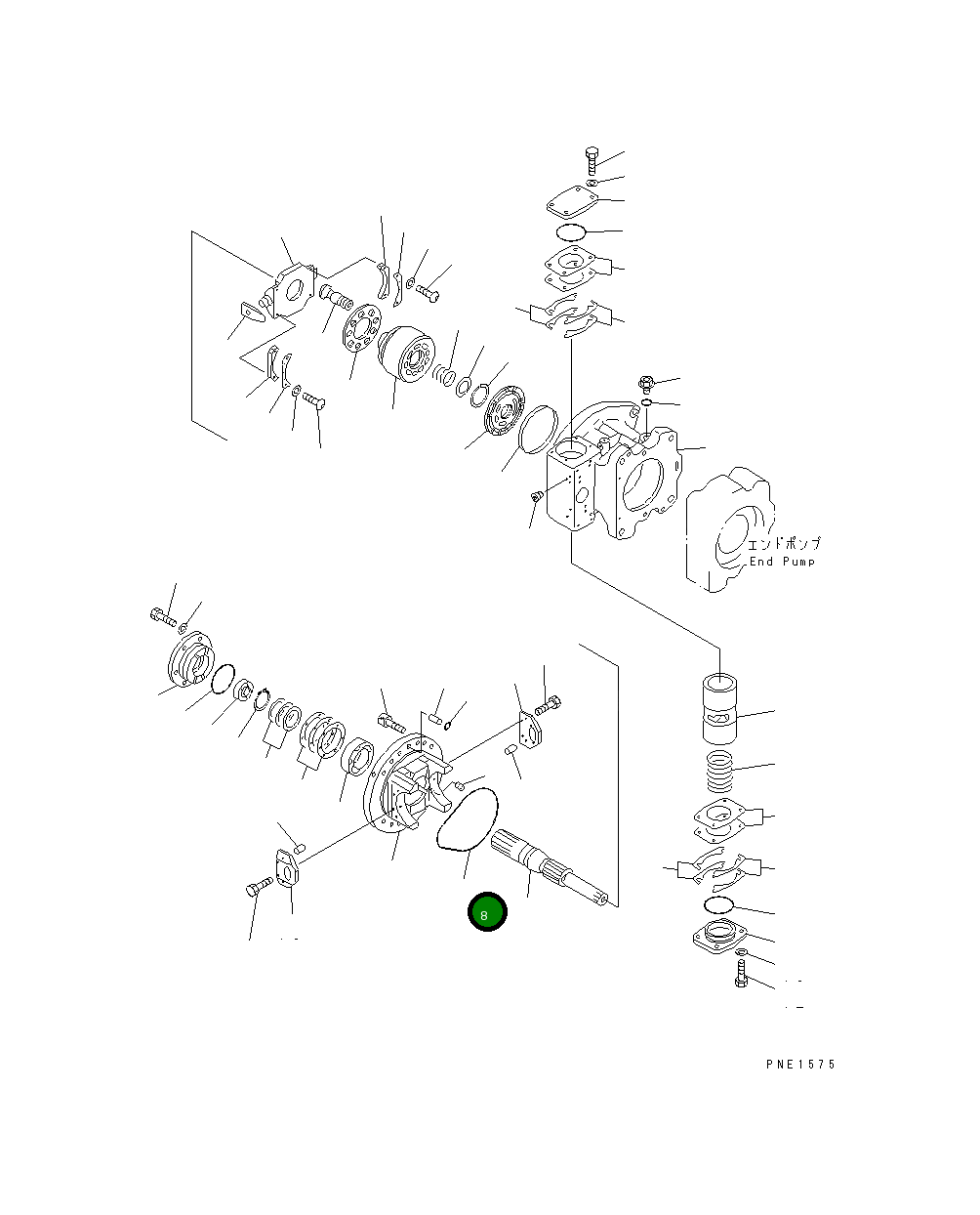 Кольцо уплотнительное (O-Ring) 708-25-62360 Komatsu