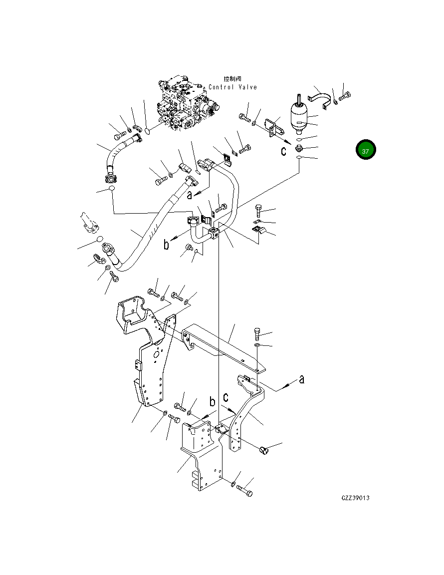 Кольцо уплотнительное (O-Ring) 20Y-62-D3430 Komatsu