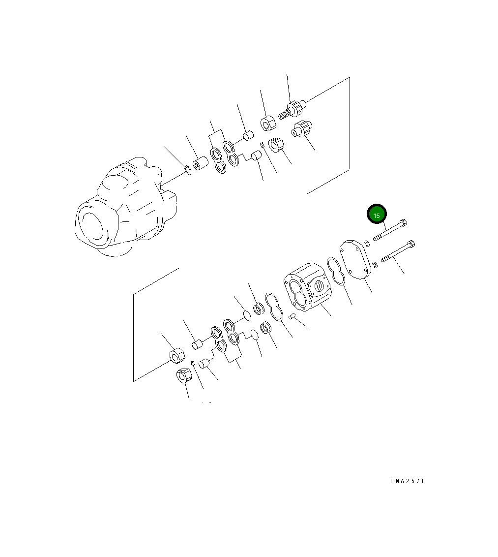 Болт UC1301601008 Komatsu