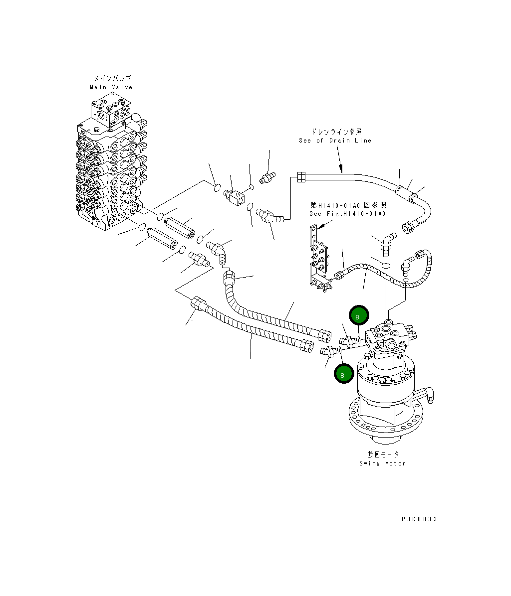 Кольцо уплотнительное (O-Ring) 21J-62-17390 Komatsu