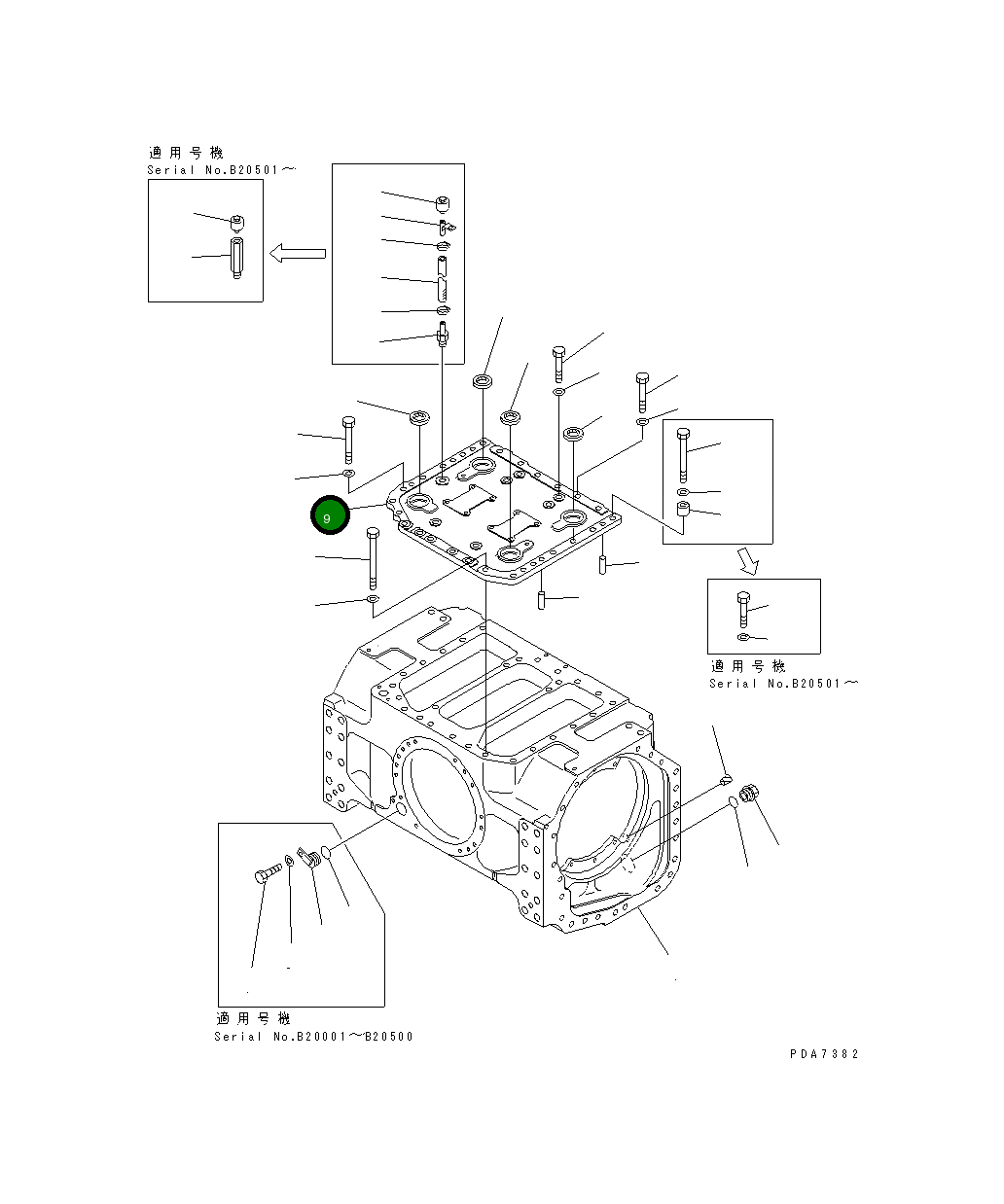 Крышка 124-22-56114 Komatsu