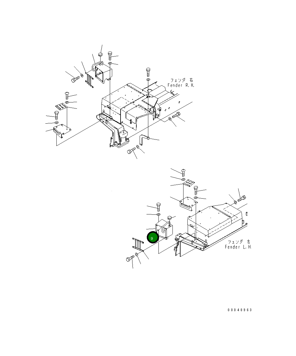 Крышка 195-54-82171 Komatsu