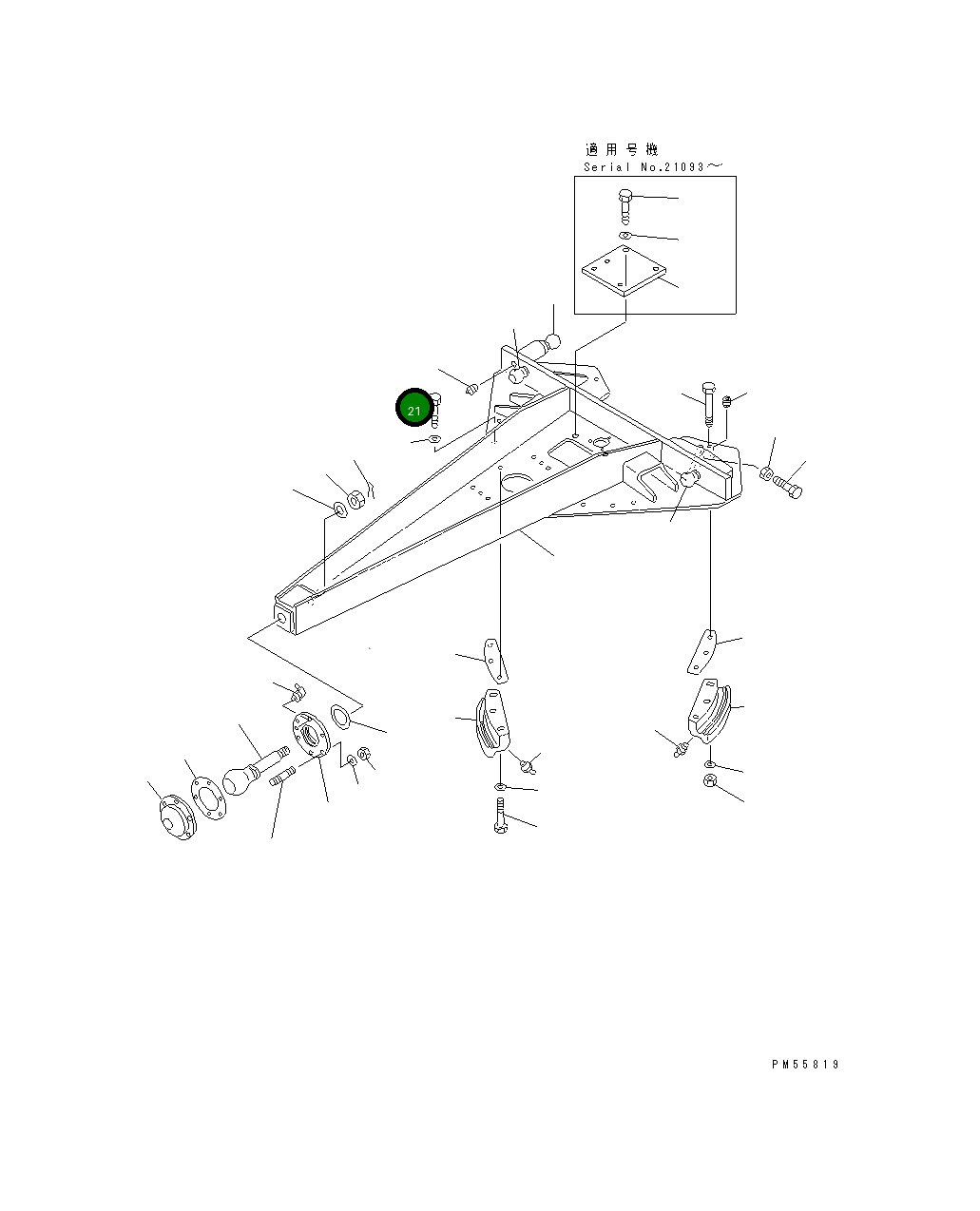 Болт 01011-52470 Komatsu