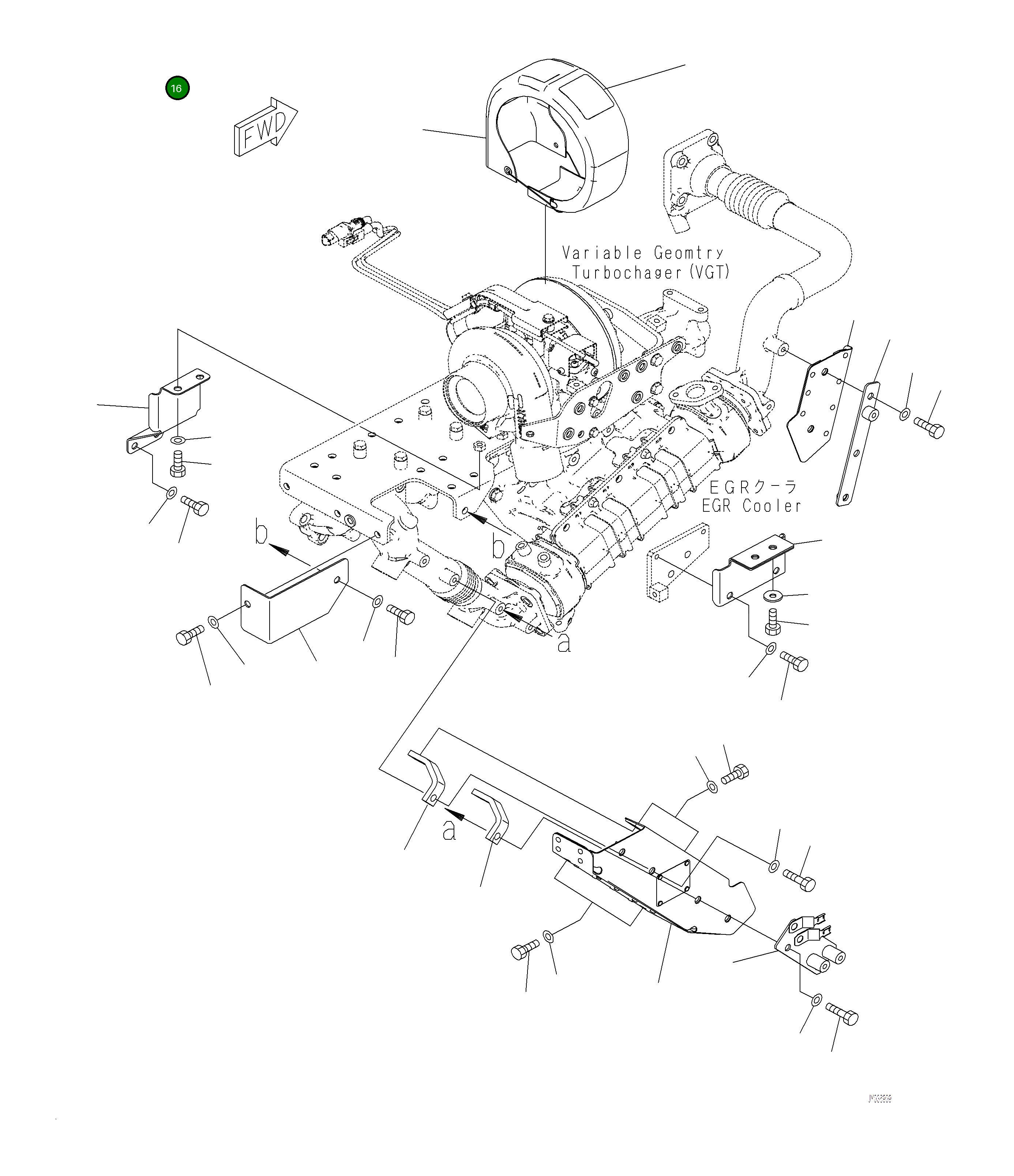 Крышка 6253-11-5950  Komatsu