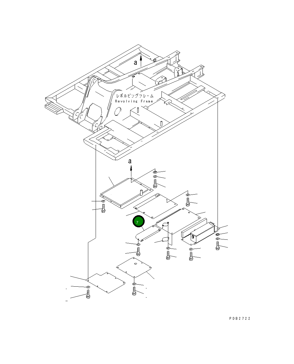 Крышка 20Y-54-K6280 Komatsu