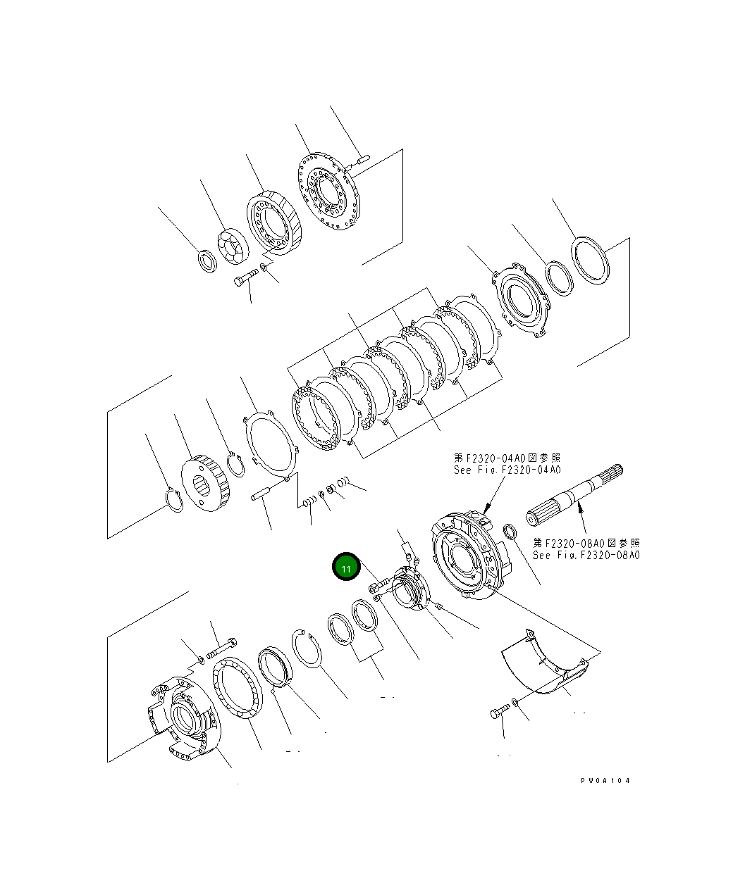 Болт 01252-30816 Komatsu