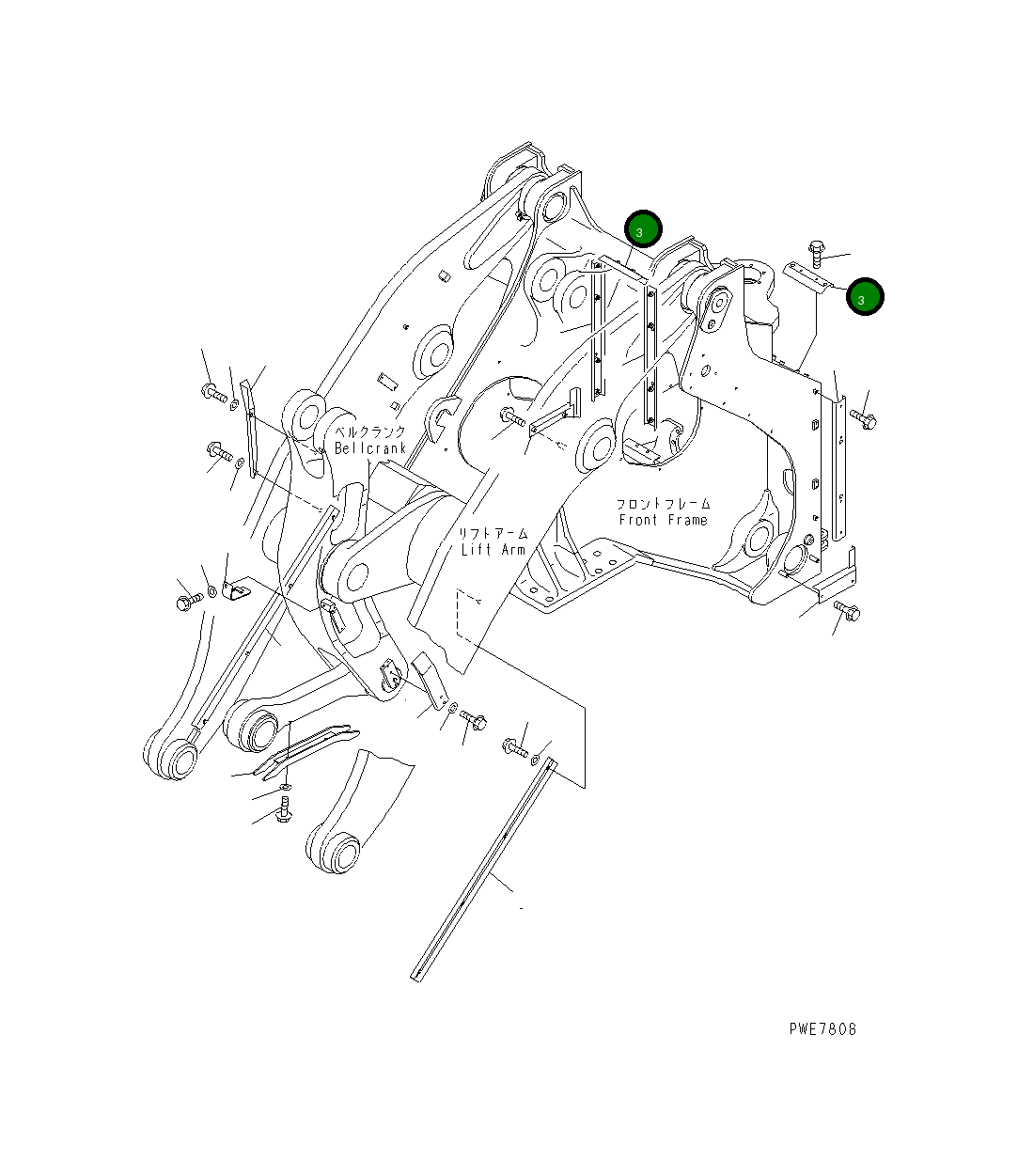 Крышка 426-S95-2662 Komatsu