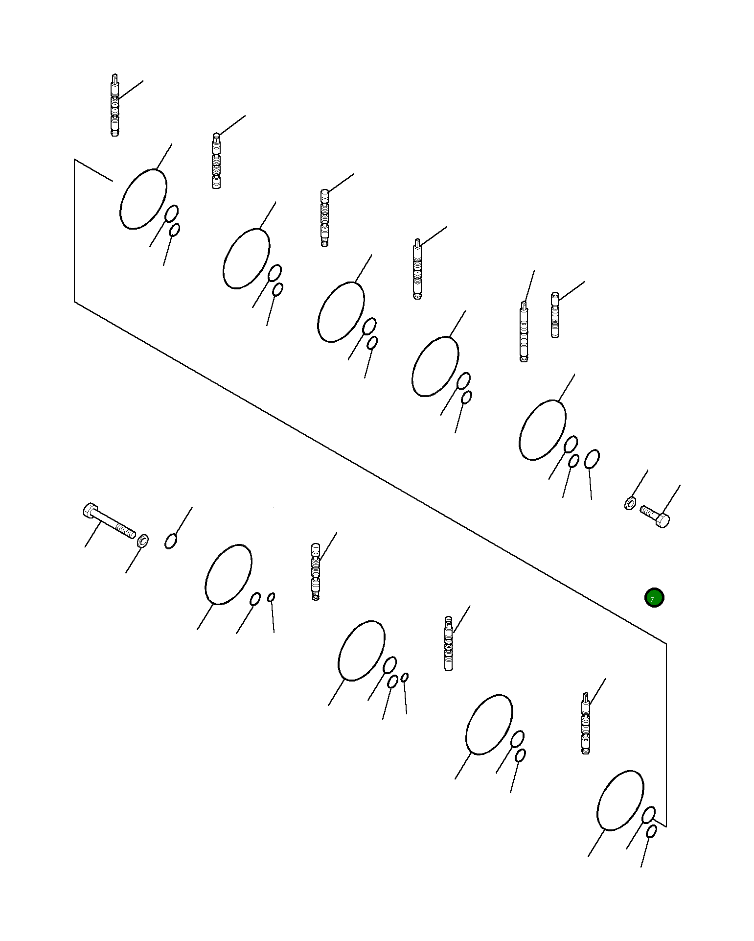 Кольцо 890001570 Komatsu