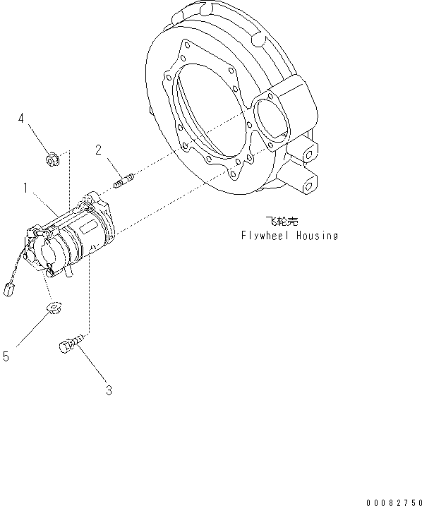 Болт KT01133-51030  Komatsu