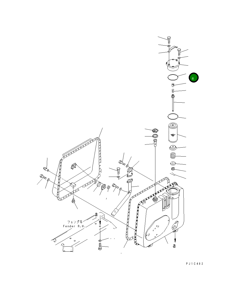 Кольцо уплотнительное (O-Ring) 07000-35195 Komatsu