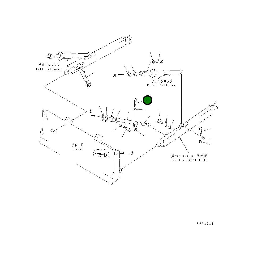 Болт 01011-52025 Komatsu
