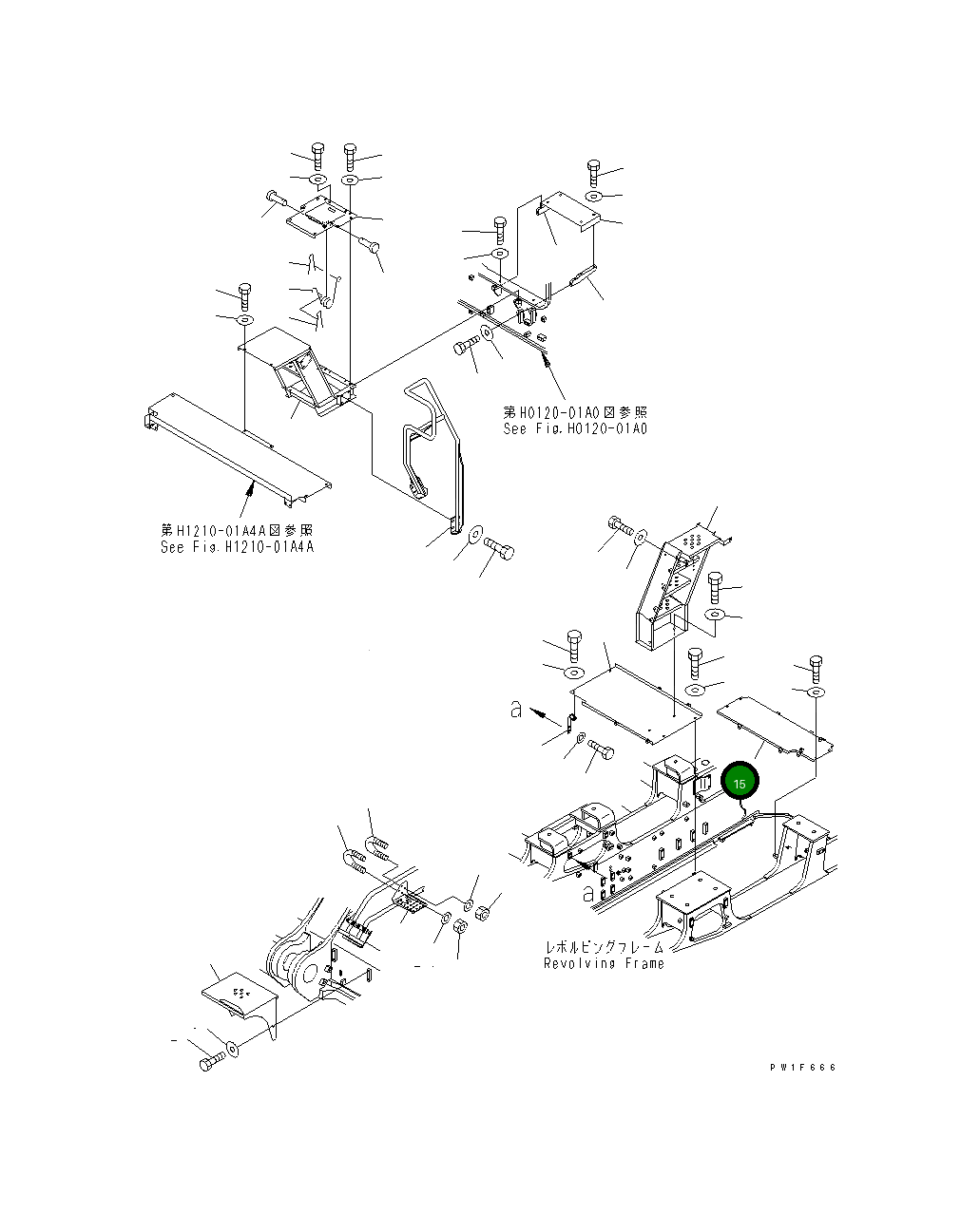 Крышка 21T-54-67791 Komatsu