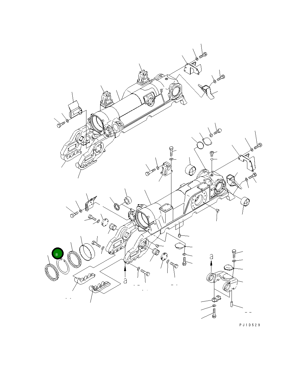 Кольцо 195-30-31250 Komatsu