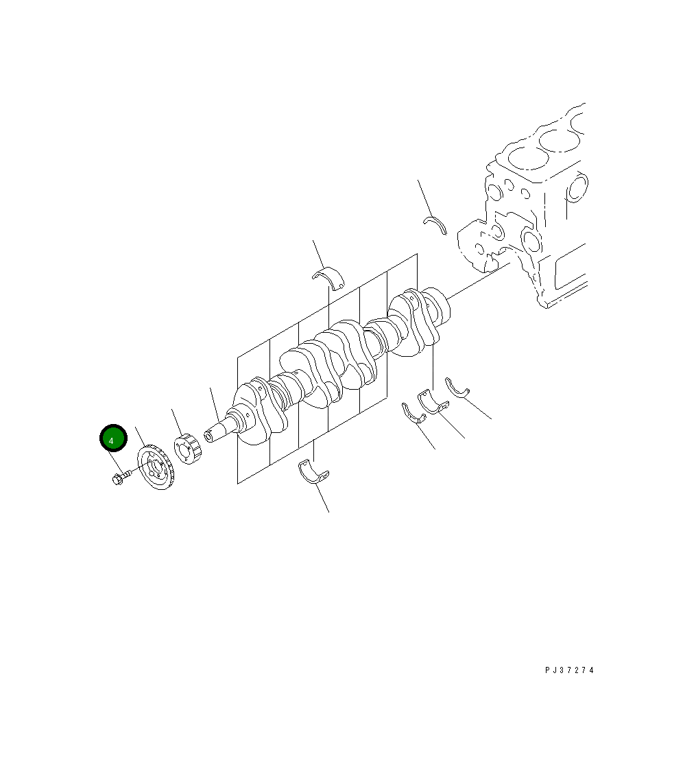 Болт 01437-00830 Komatsu