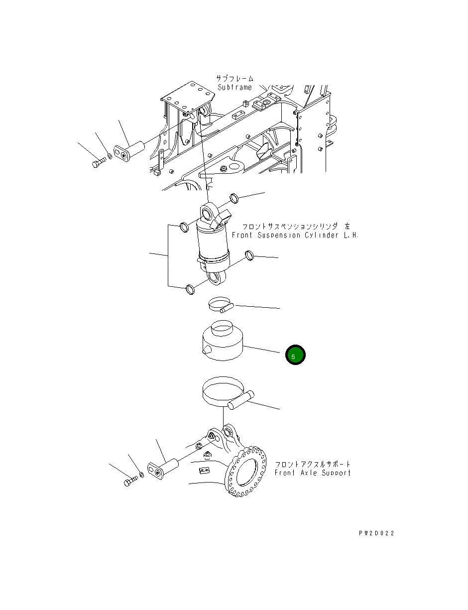 Крышка 56D-50-13260  Komatsu