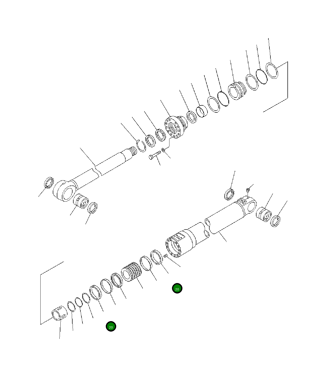 Кольцо 7074414910 Komatsu
