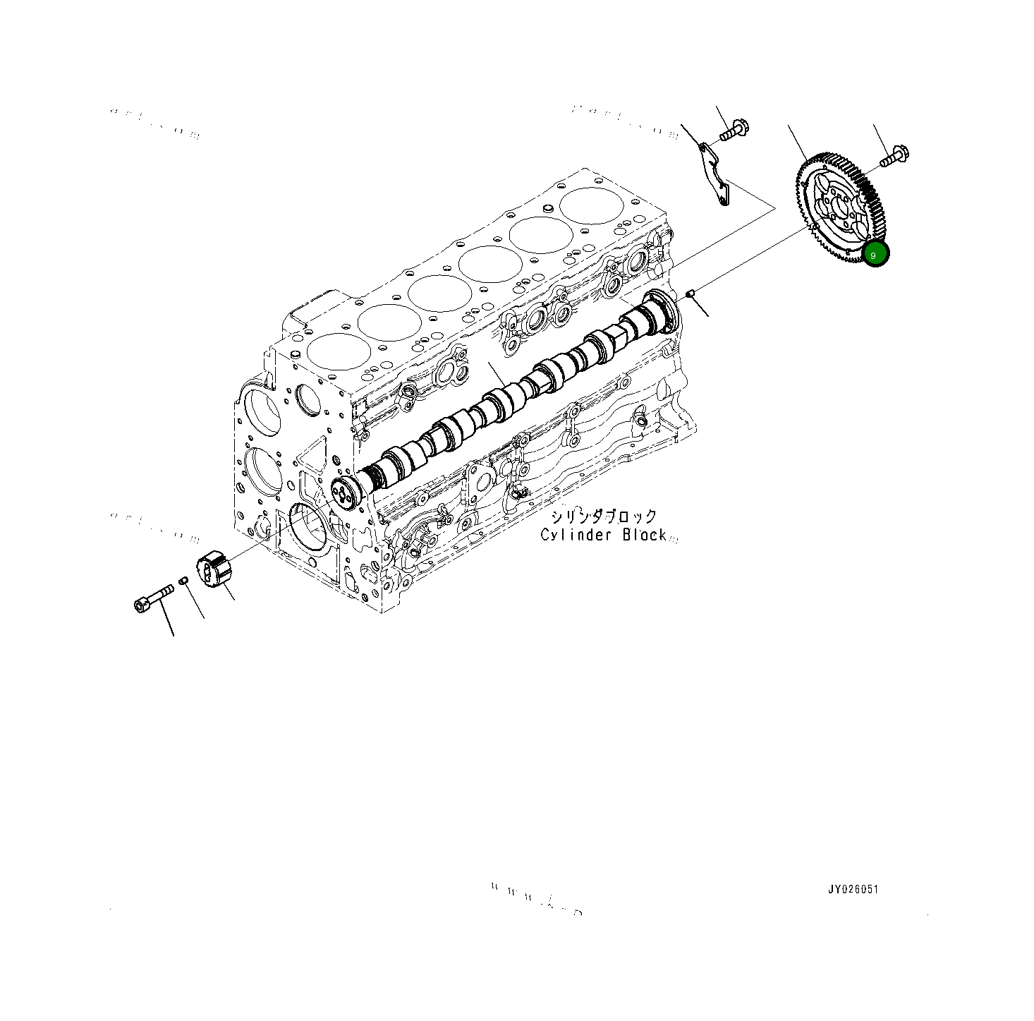 Болт 0143500825 Komatsu
