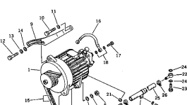 Кронштейн 6710-21-6530 Komatsu