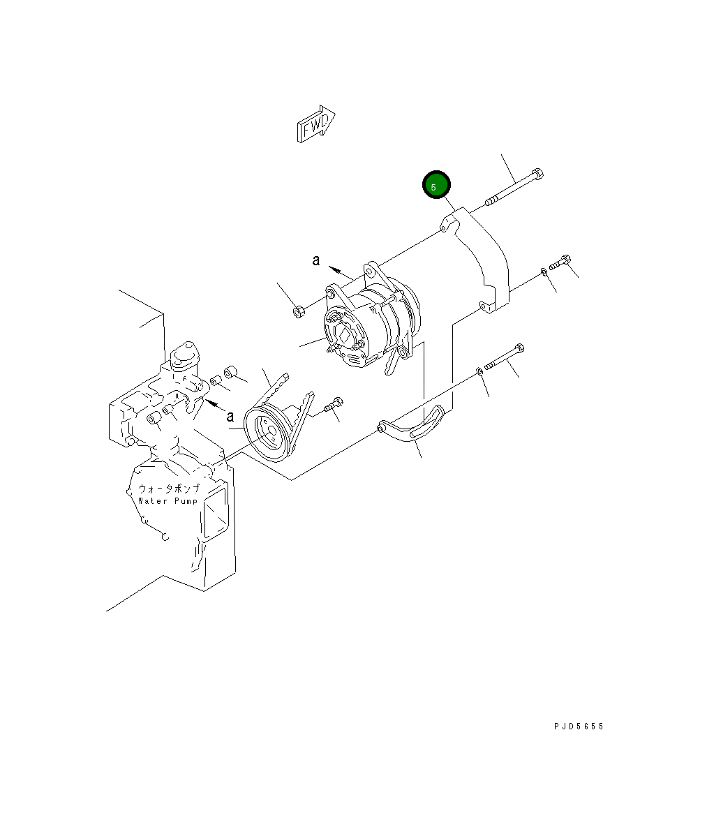Крышка 6211-81-6821 Komatsu