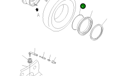 Кольцо уплотнительное (O-Ring) 232-30-54340 Komatsu