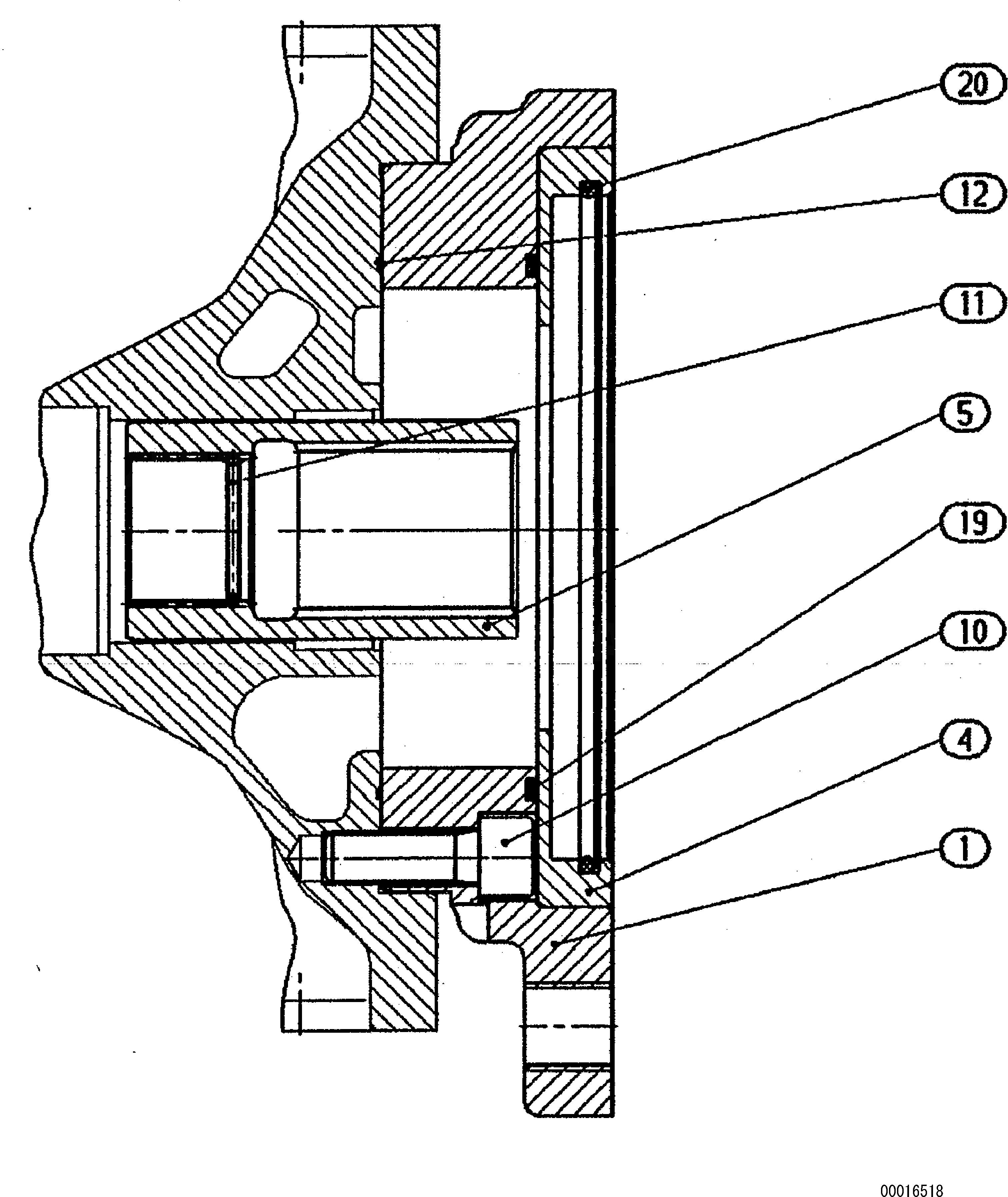 Кольцо уплотнительное (O-Ring) UCR909830564  Komatsu