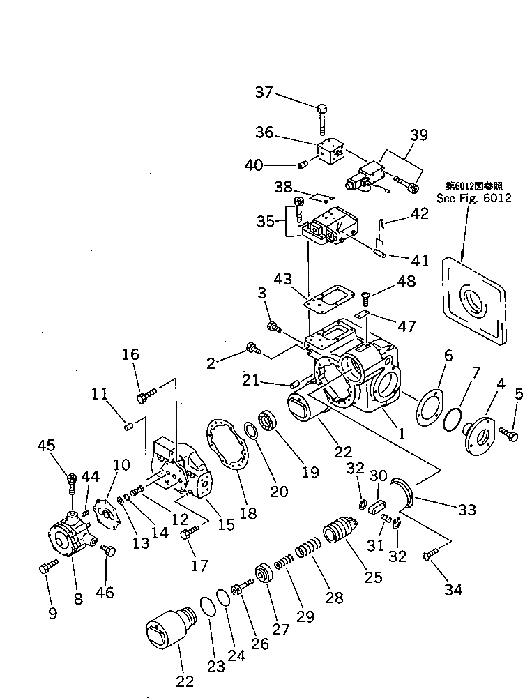 Болт 262-61-52920  Komatsu