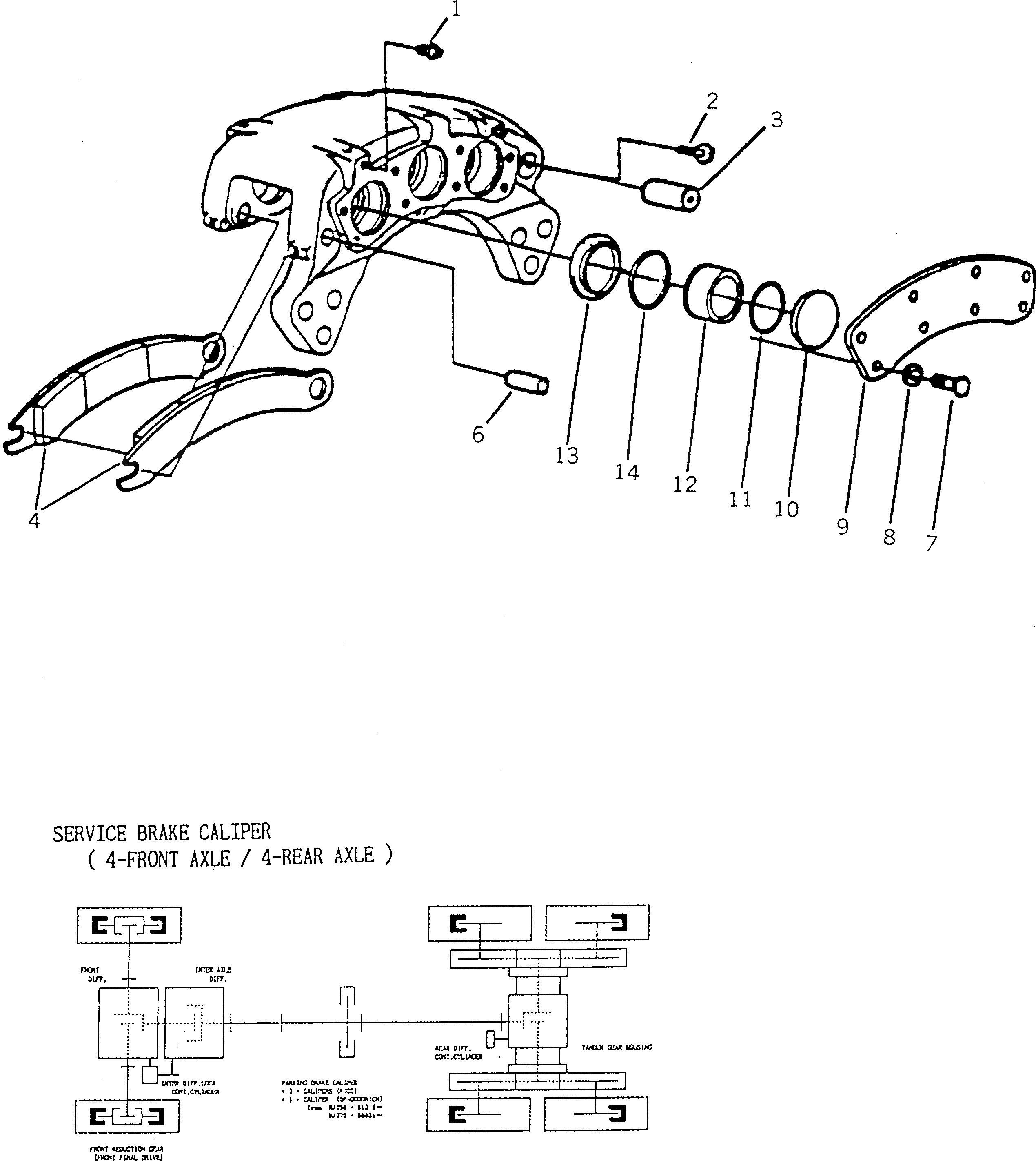 Болт BW053686  Komatsu