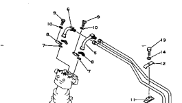 Трубка 20B-62-21370 Komatsu