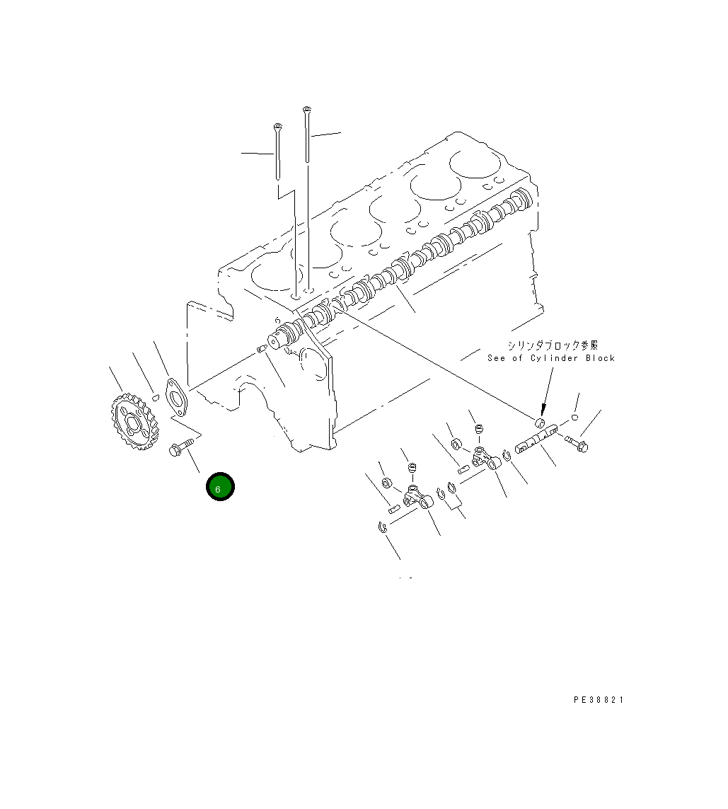 Болт 6210-81-8340 Komatsu