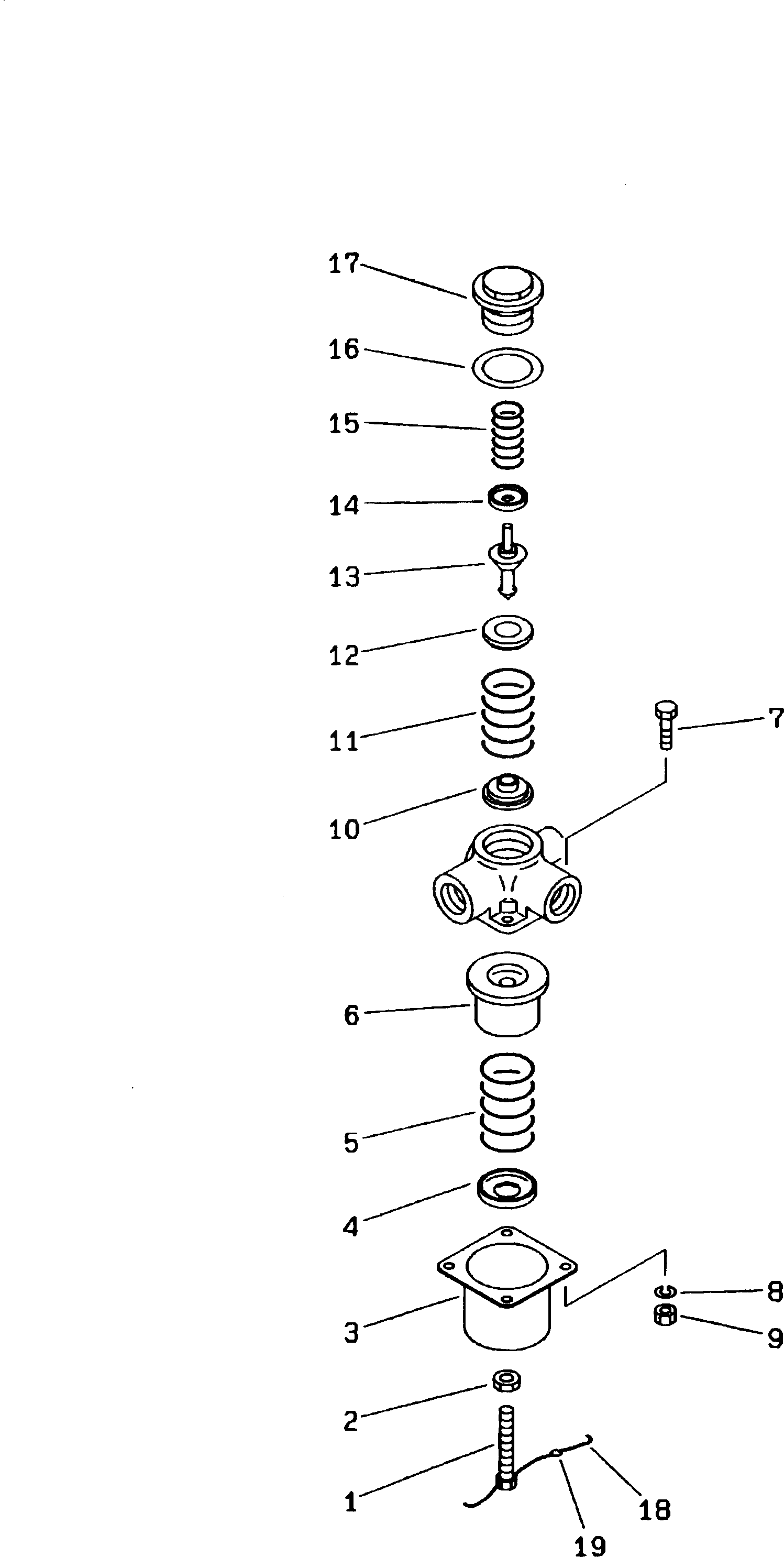 Болт 20G-68-K2740  Komatsu