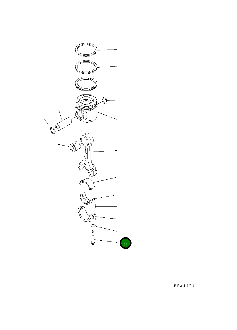 Болт 6212-35-3140 Komatsu