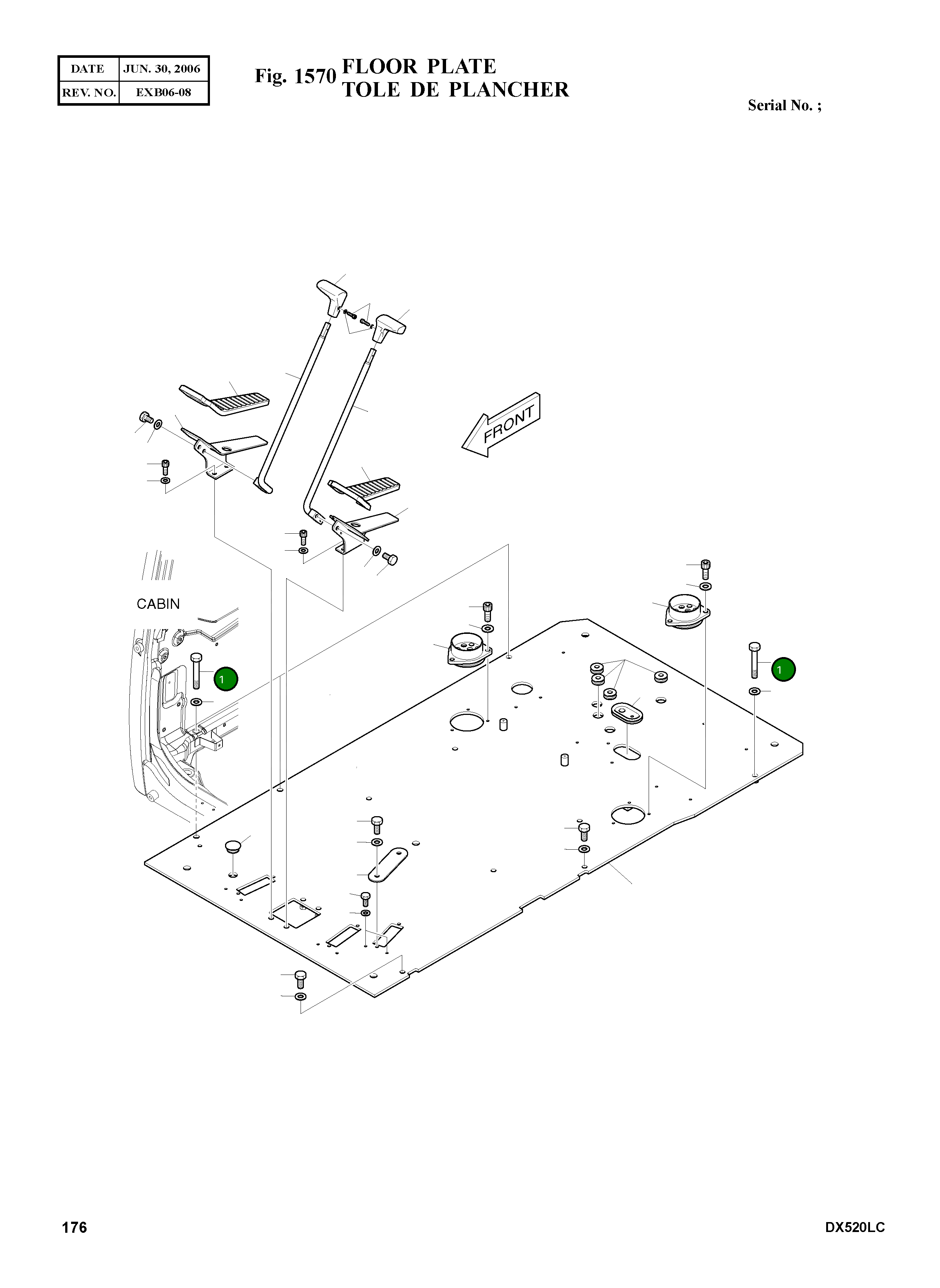 Болт 2120-2166D55 Komatsu