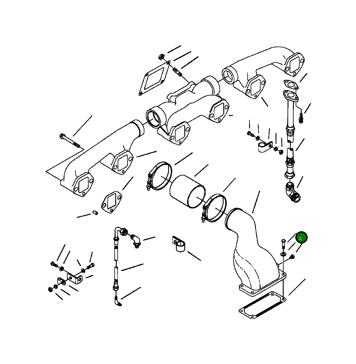 Болт 102 647 H45 Komatsu