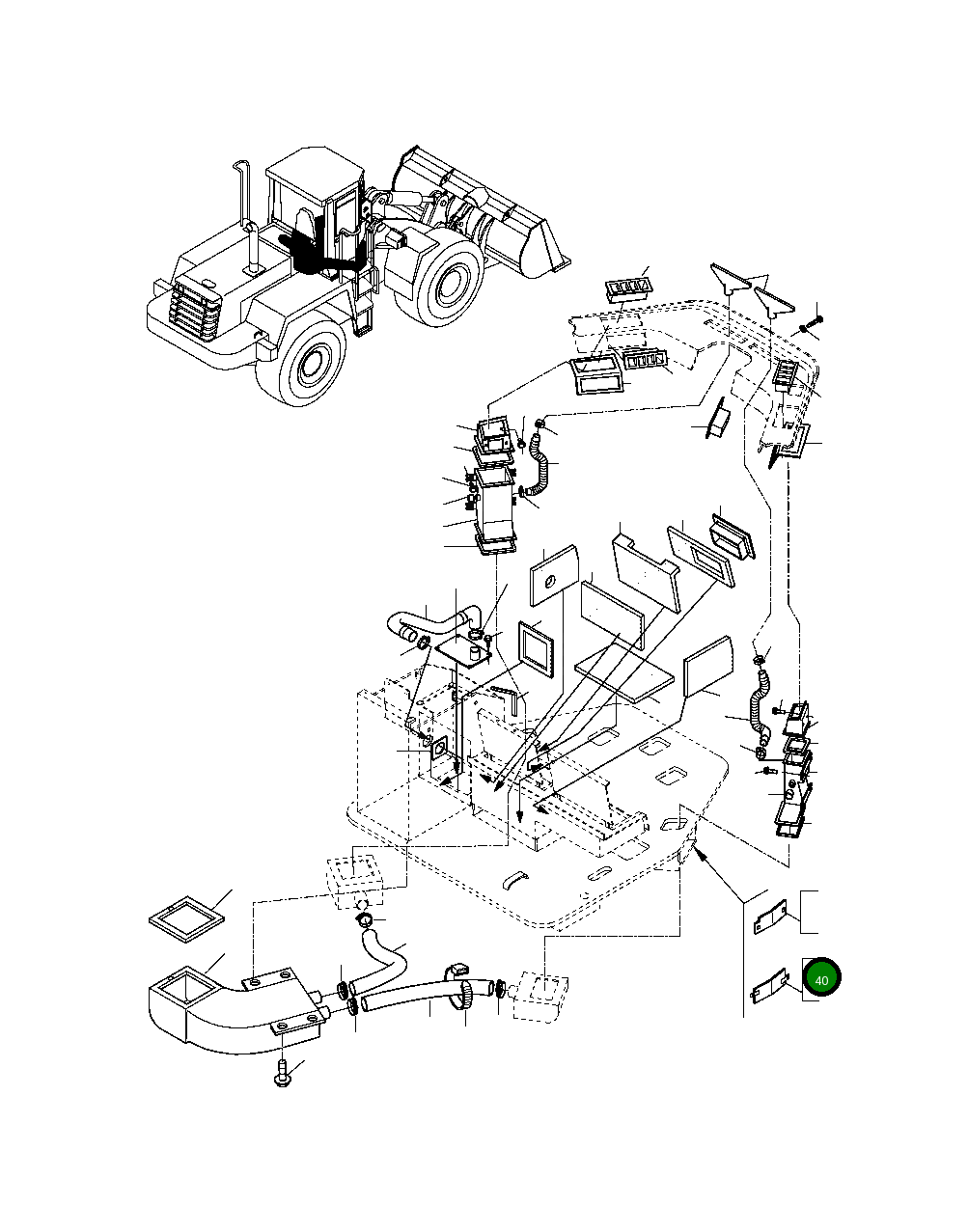 Крышка 421-07-H3171  Komatsu