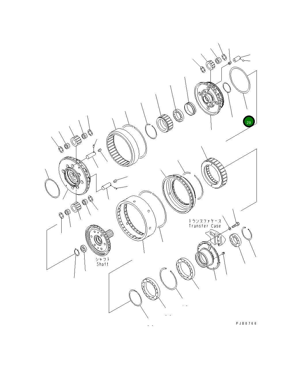 Кольцо 566-15-69510  Komatsu