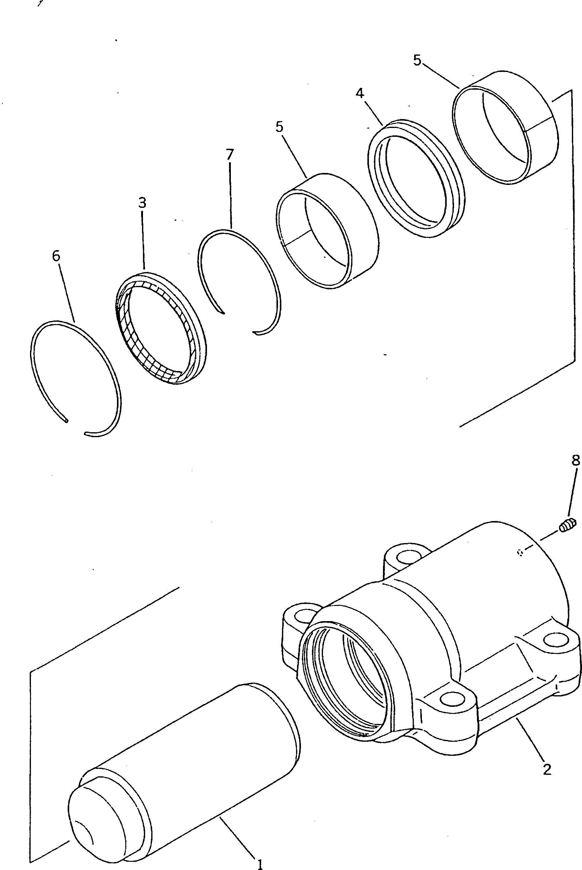 Кольцо 707-75-11150  Komatsu