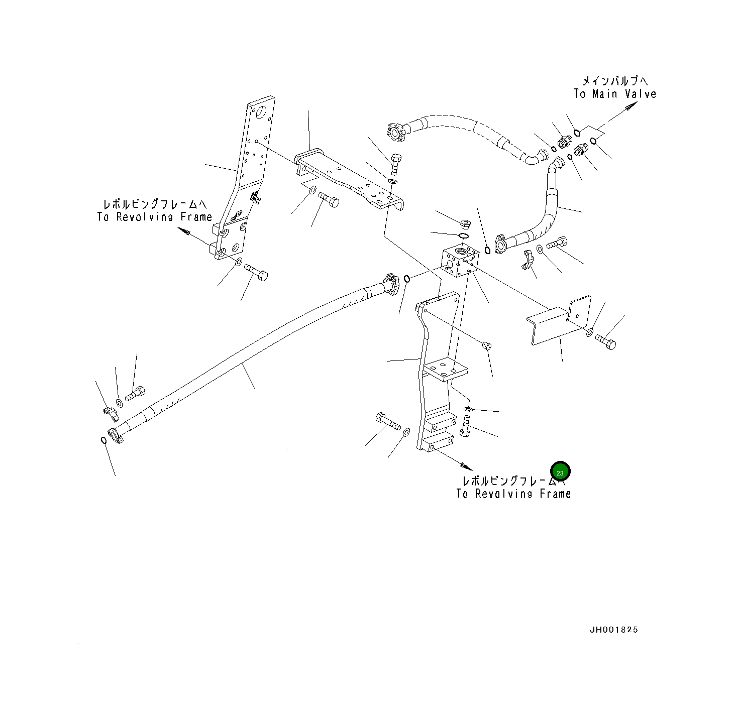 Крышка 21K-62-71581  Komatsu