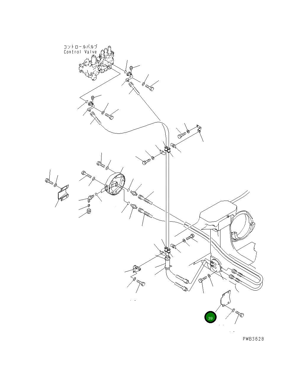 Крышка 195-30-62120 Komatsu