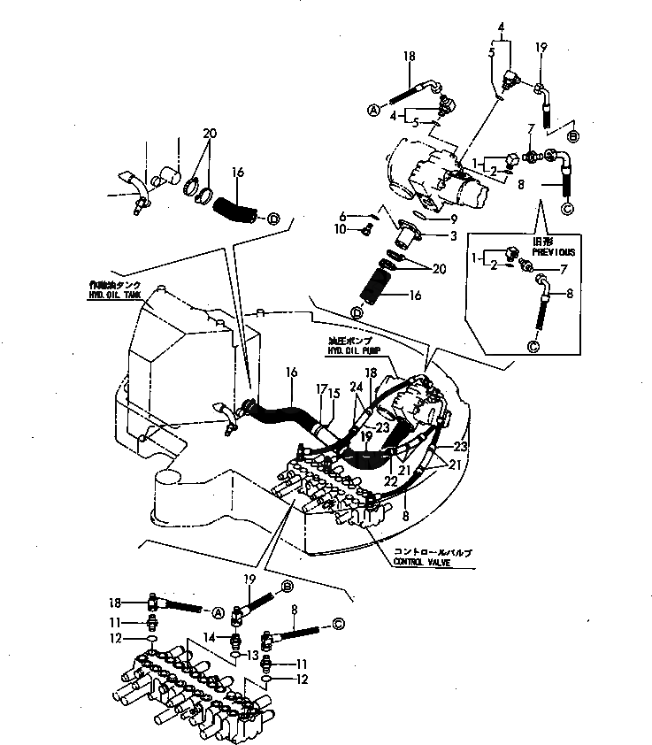 Кольцо уплотнительное (O-Ring) YM933152-24120 Komatsu