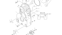 Крышка 234-15-21710 Komatsu