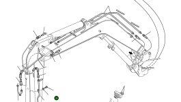 Болт 801015018 Komatsu