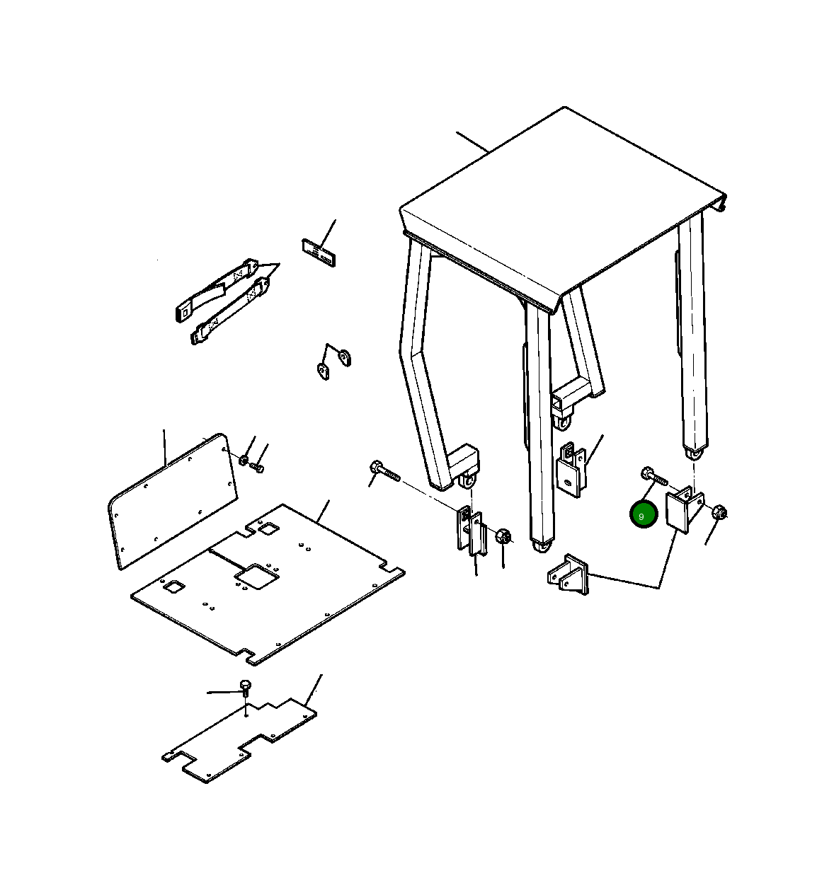 Болт 102 387 Komatsu