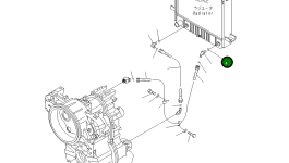 Кольцо уплотнительное (O-Ring) 07002-23334 Komatsu