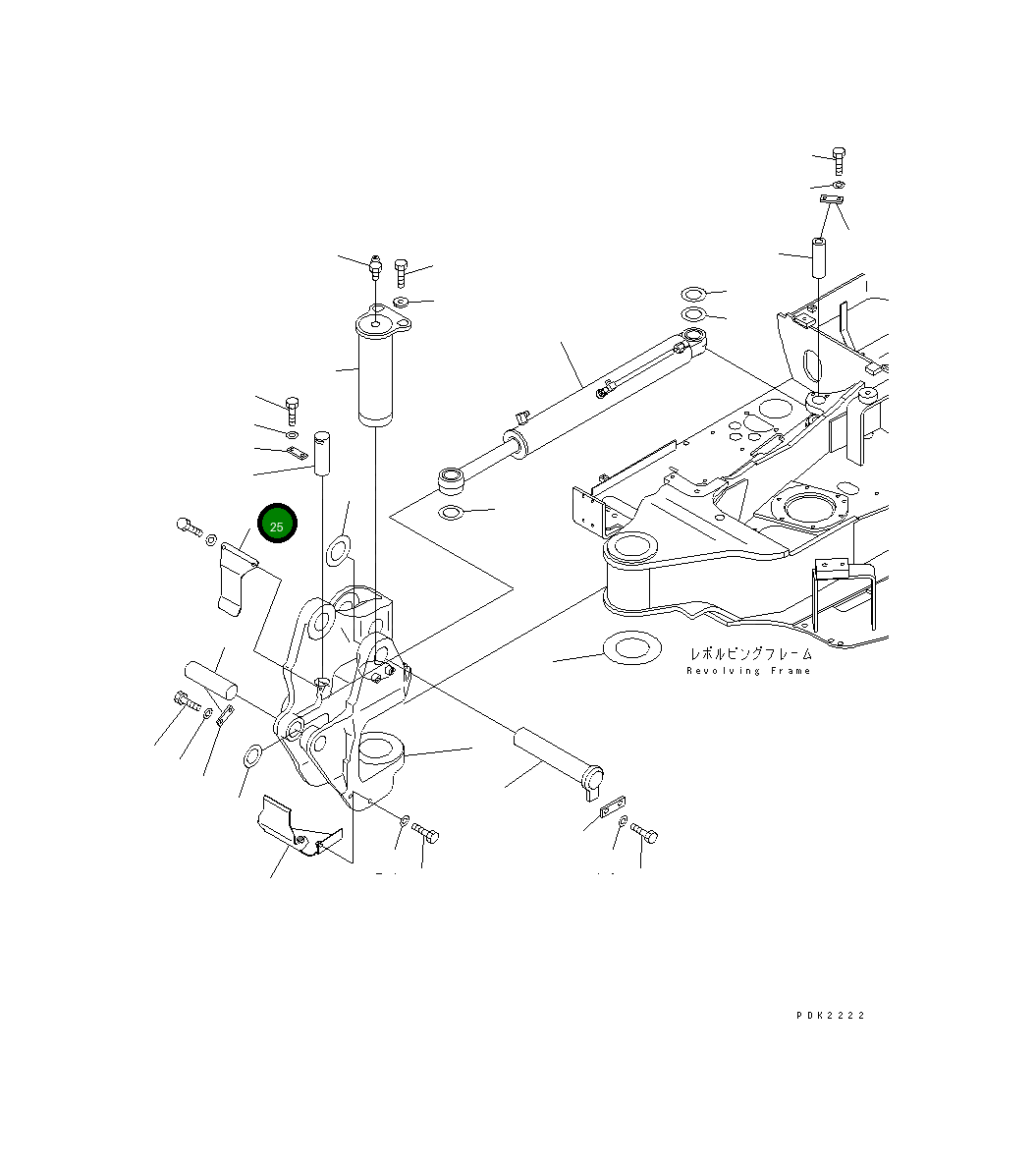 Крышка 20T-62-82240  Komatsu
