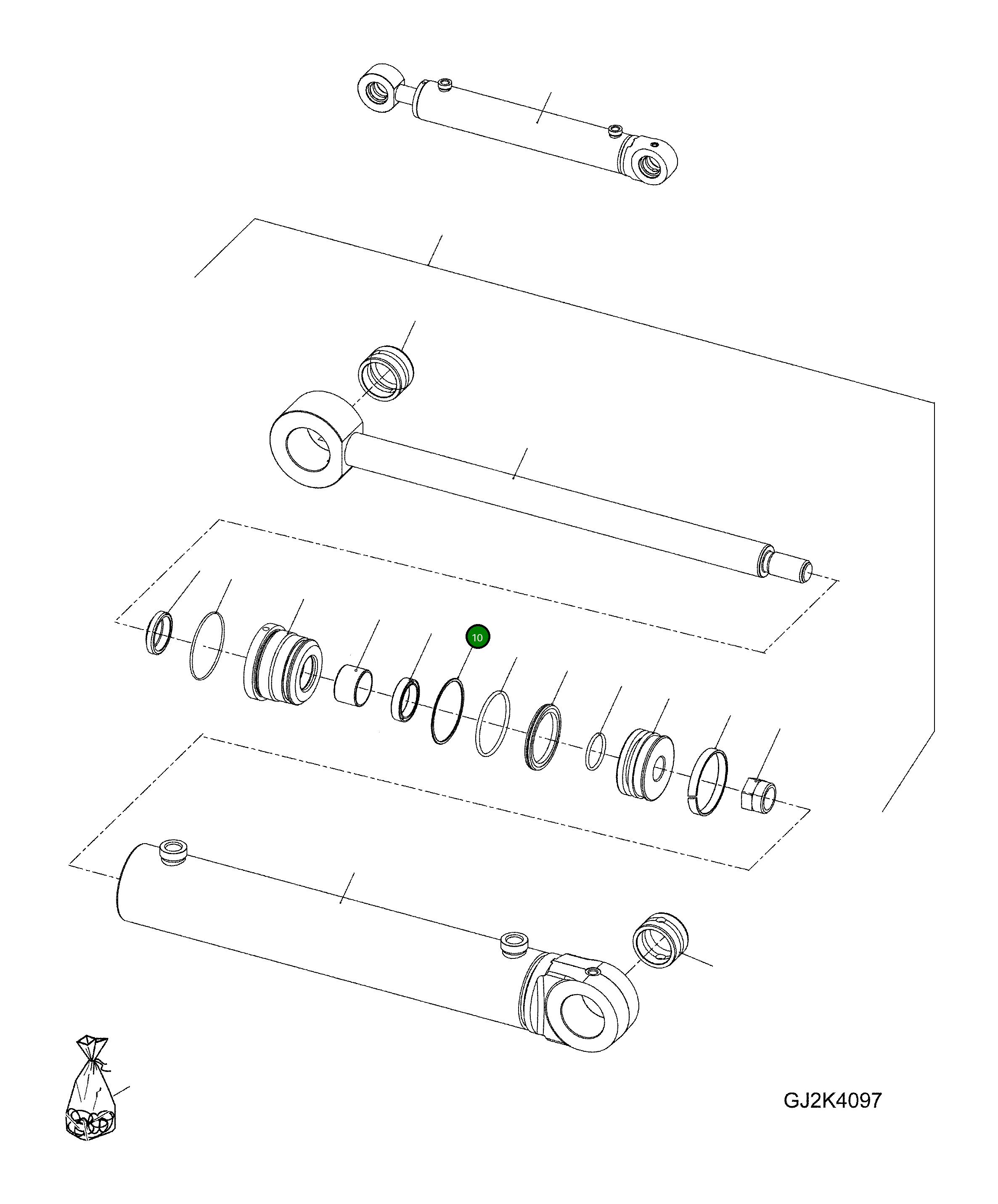 Кольцо 42U-63-H0P63 Komatsu