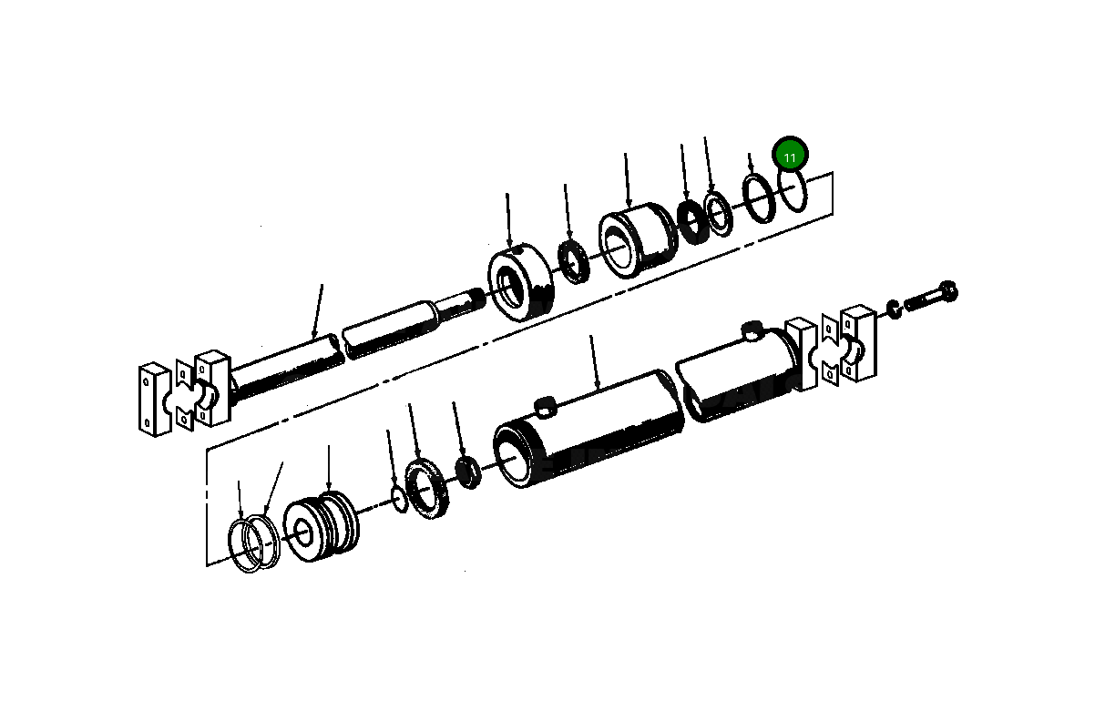 Кольцо уплотнительное (O-Ring) 45 532 Komatsu